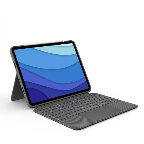 Logitech Logitech Combo Touch iPad Pro 11-inch (1st, 2nd, 3rd gen - 2018, 2020, 2021) Keyboard Case, Detachable Backlit Keyboard, Click-Anywhere Trackpad