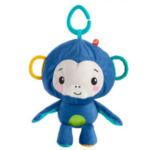 soft toy monkey 2-in-1 15 x 11 x 16 cm plush blue