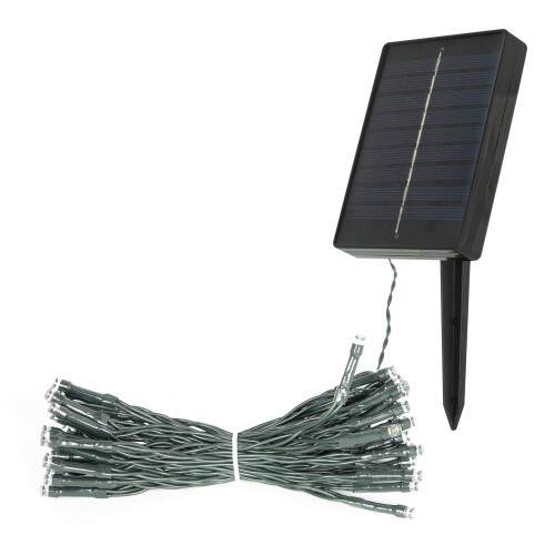 GardenKraft 17460 50 Warm White Solar Powered Outdoor LED String Lights 1