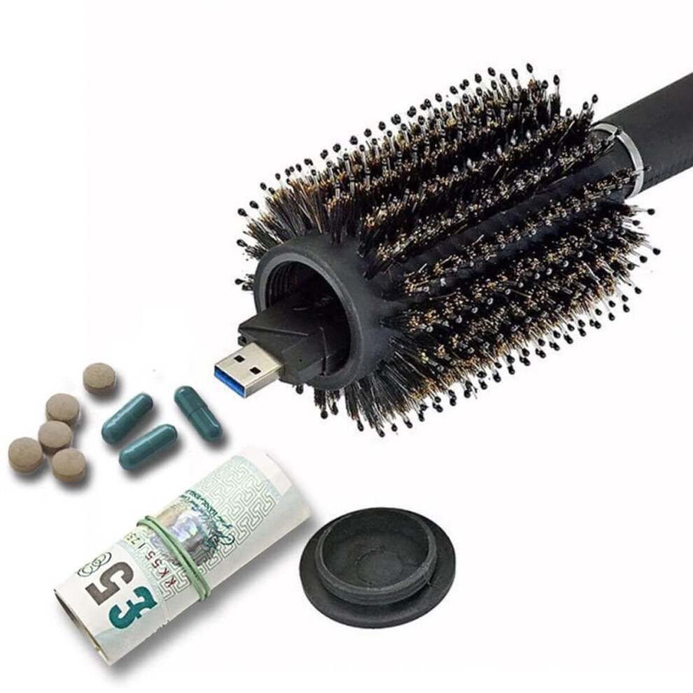 Generise Secret Stash Diversion Hairbrush With Hidden Storage Compartment