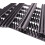 (4 Pack - 40pcs (20m), Black) Fence Wall Spikes Garden Security 6