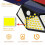 Ranpo 2x 100 LEDs Solar Wall Light Motion Sensor Outdoor Waterproof Lamp 6