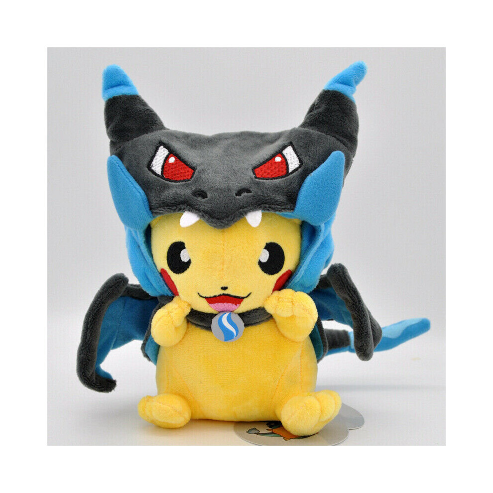(C1 OPEN) 20CM Cosplay Pokemon Pikachu Soft Plush Toy Stuffed Doll