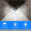 Ranpo 2x 100 LEDs Solar Wall Light Motion Sensor Outdoor Waterproof Lamp 9