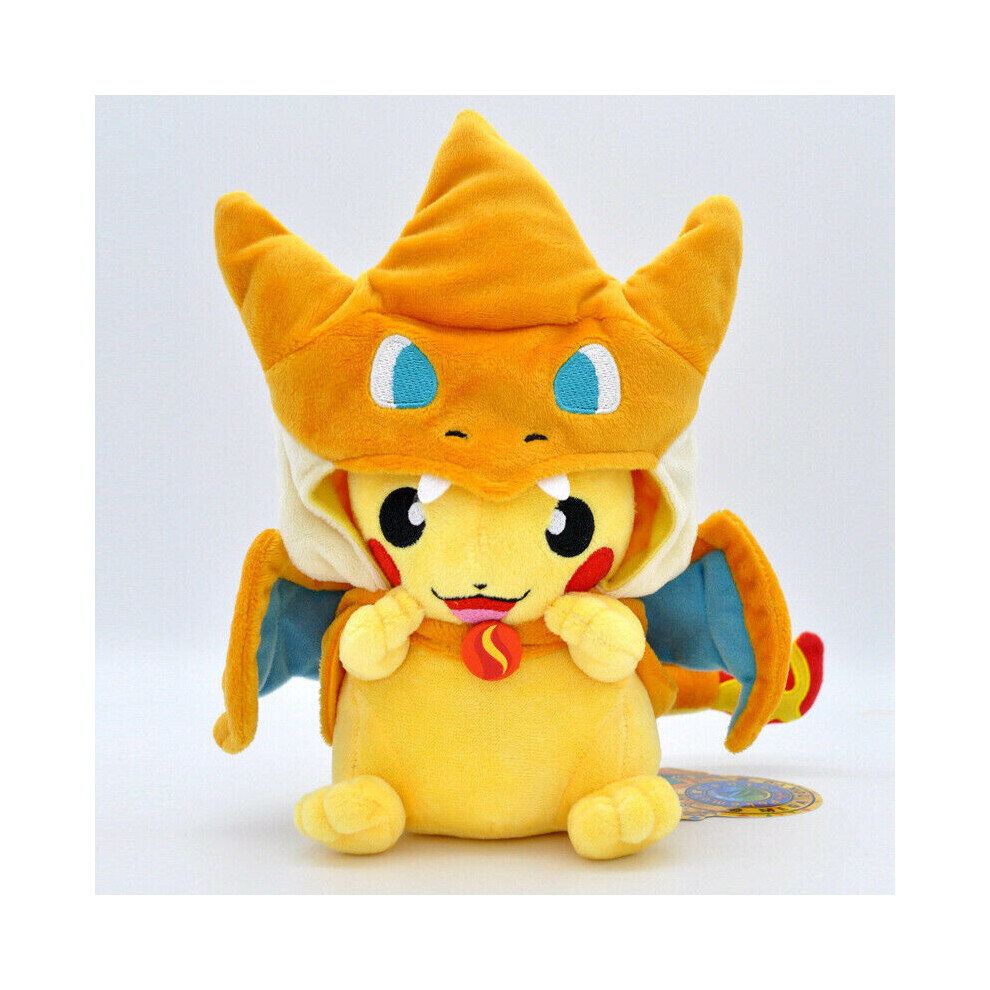(C2 OPEN) 20CM Cosplay Pokemon Pikachu Soft Plush Toy Stuffed Doll