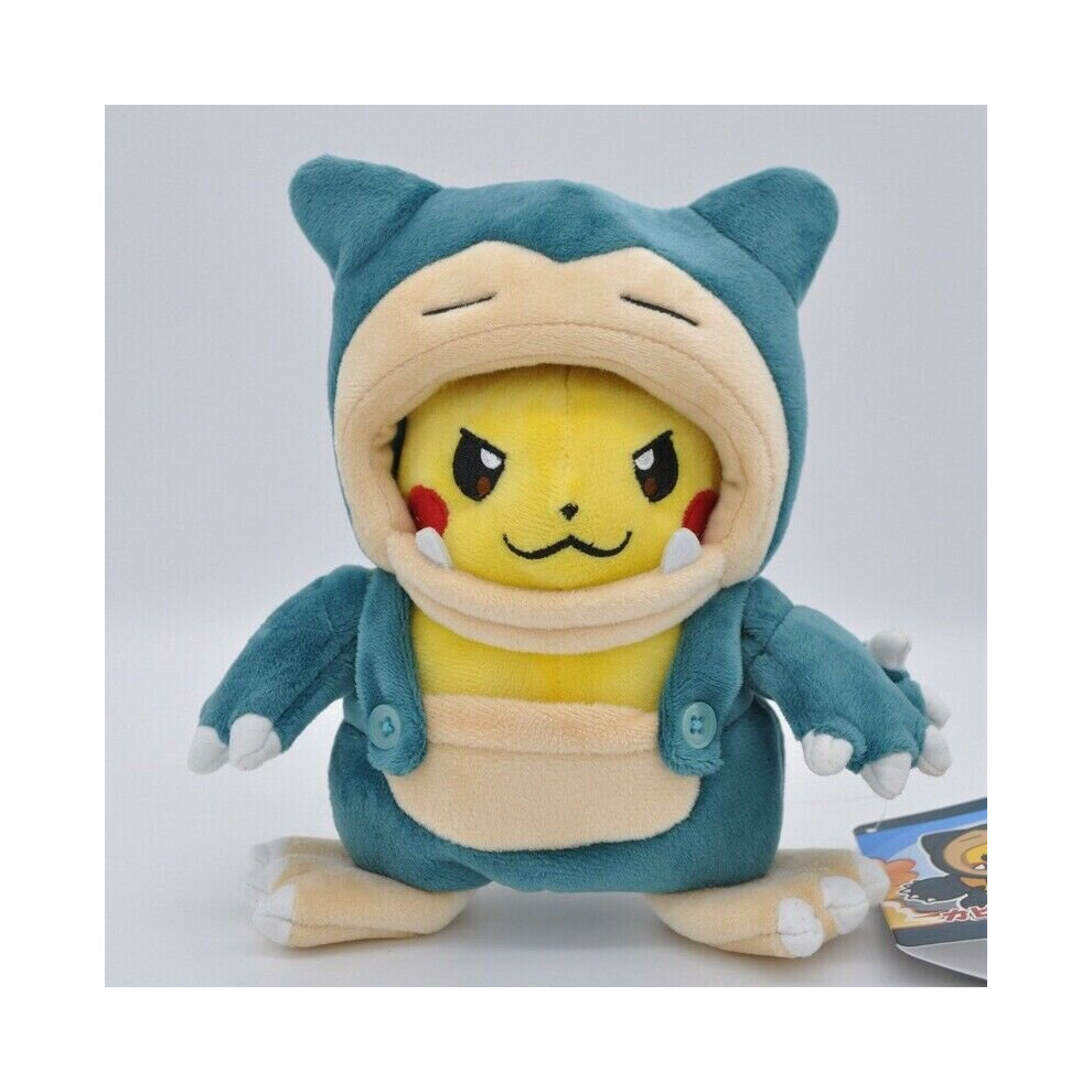(C4 Snorlax) 20CM Cosplay Pokemon Pikachu Soft Plush Toy Stuffed Doll