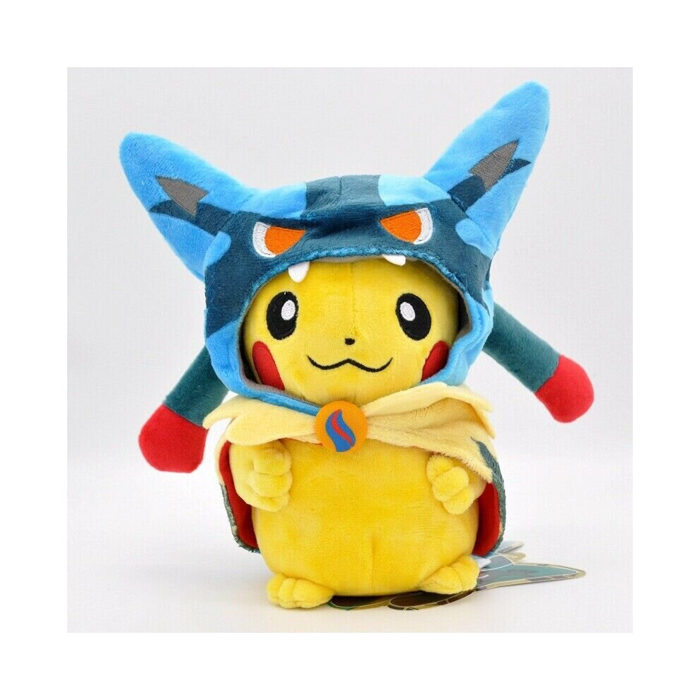 (C6 Lucario) 20CM Cosplay Pokemon Pikachu Soft Plush Toy Stuffed Doll