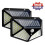 Ranpo 2x 100 LEDs Solar Wall Light Motion Sensor Outdoor Waterproof Lamp 2