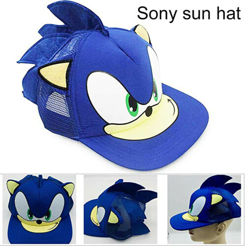 (Style A) Sonic The Hedgehog Baseball Cap Adjustable Snapback Hats 2