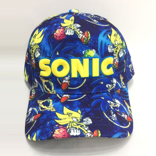 (Style D) Sonic The Hedgehog Baseball Cap Adjustable Snapback Hats