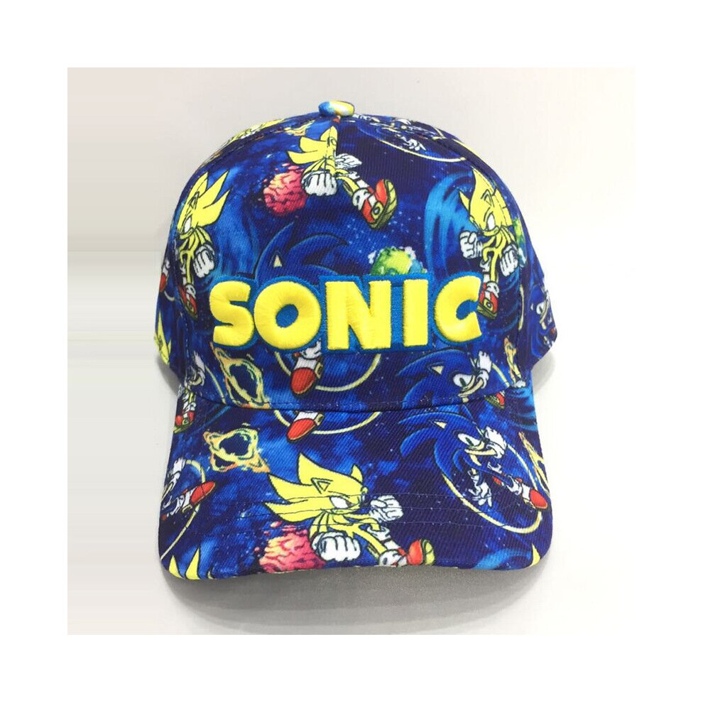 (Style D) Sonic The Hedgehog Baseball Cap Adjustable Snapback Hats