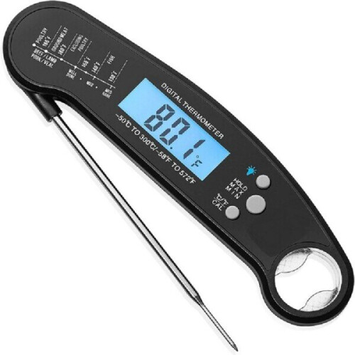 (Red) Digital  Food Thermometer Kitchen Thermometer 2