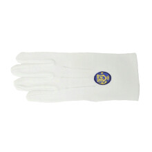 Orange Order Men's (Large) 2 1/2 Tribes Ceremonial White Gloves