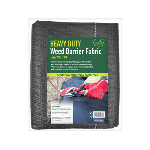 (20 Metres) GardenKraft Heavy Duty Multi-Purpose Weed Control Fabric 1
