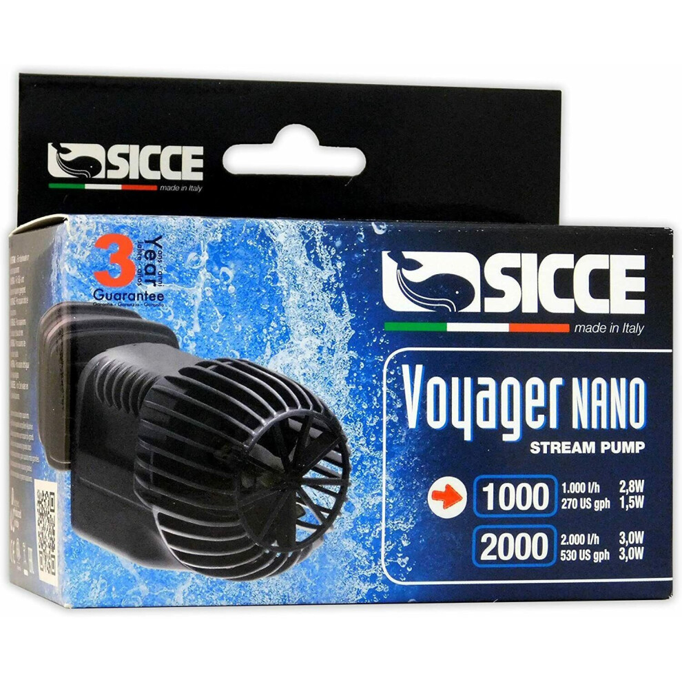 Voyager Nano Stream Pump 1000 L/H Wave Maker