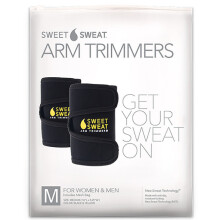 Sports Research, Sweet Sweat, Arm Trimmers, Medium, Schwarz & Gelb, 1 Stück