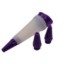 (Smooth Edged (Small)) Icing Decoration Pens - Choice of 3 variations - Colours - Black, Purple or Pink