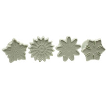 (6, Flowers) Fondant Plungers Cutters Various - Floral, Butterfly, Kitty, Tiger, Rabbits