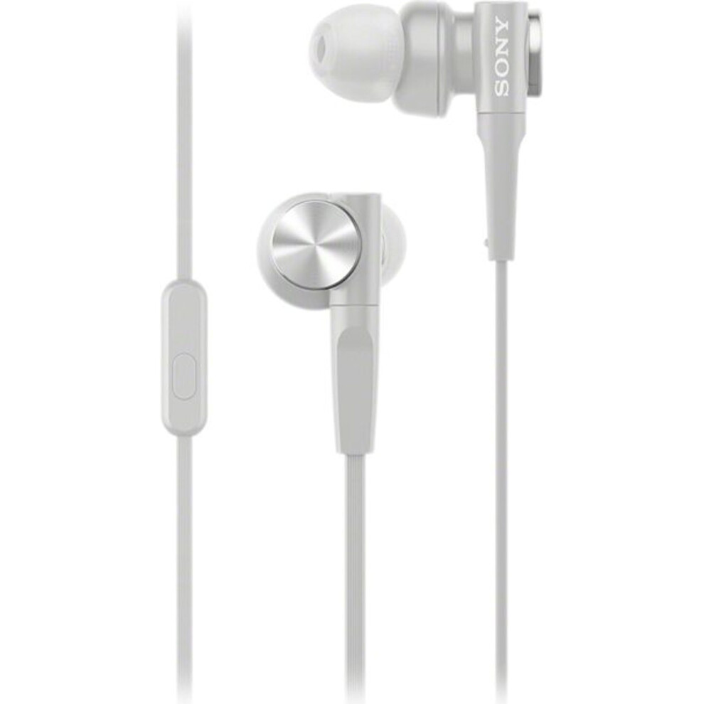 Sony Extra Bass MDRXB55AP In-Ear Headphones - White