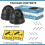 2 x Black Dome Dummy CCTV Cameras Security Cam With Red LED 6