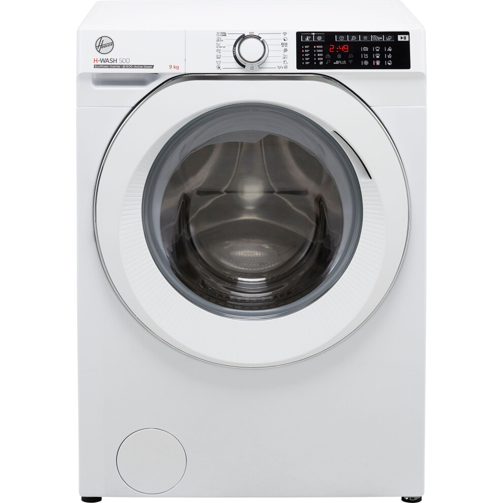Hoover H-WASH 500 HW69AMC/1 Wifi Connected 9Kg Washing Machine with 1600 rpm - White