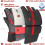 (Large, Red) RDX MMA Gloves for Grappling and Sparring 4