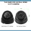 2 x Black Dome Dummy CCTV Cameras Security Cam With Red LED 4