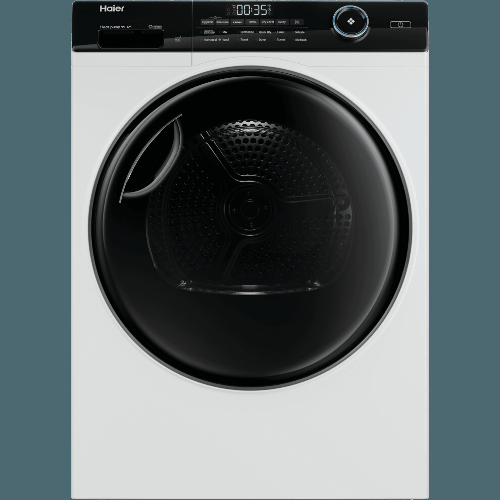 Haier i-Pro Series 5 HD90-A2959 9Kg Heat Pump Tumble Dryer - White
