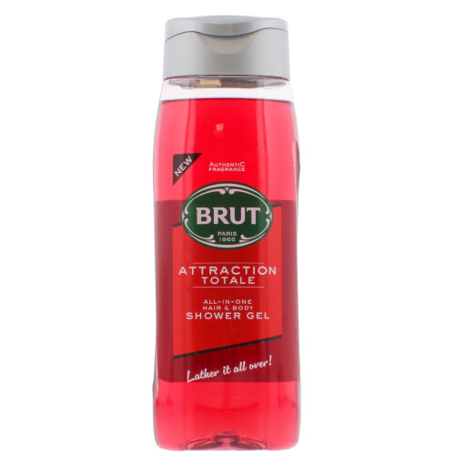 Brut Brut Gel ντους για μαλλιά και σώμα - Attraction Totale 500ml