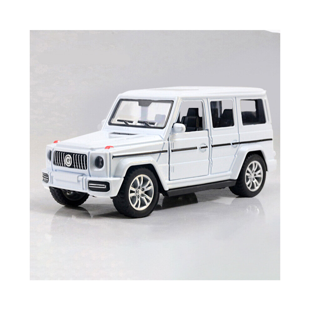 (A) Off-road Vehicle Alloy Car Model Door Boy Toy Car Cake Ornament Decoration Gift