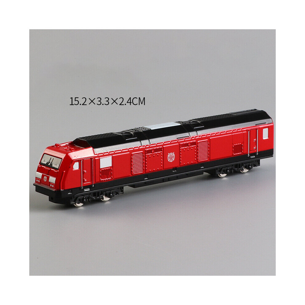 (I) Simulation Train Model Children's Green Leather Nostalgic Toy Sliding Toy Car Alloy High-speed Rail Light Rail Car Model