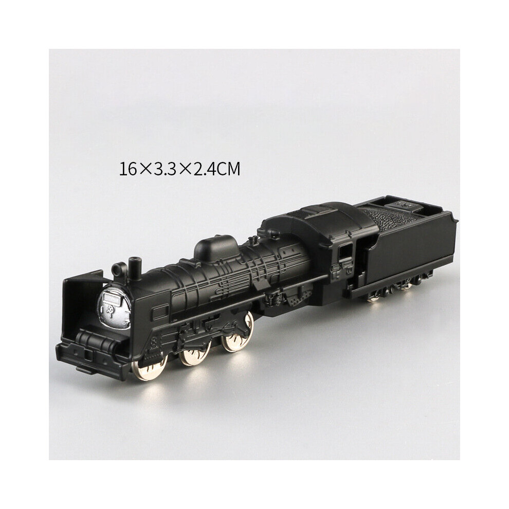 (E) Simulation Train Model Children's Green Leather Nostalgic Toy Sliding Toy Car Alloy High-speed Rail Light Rail Car Model