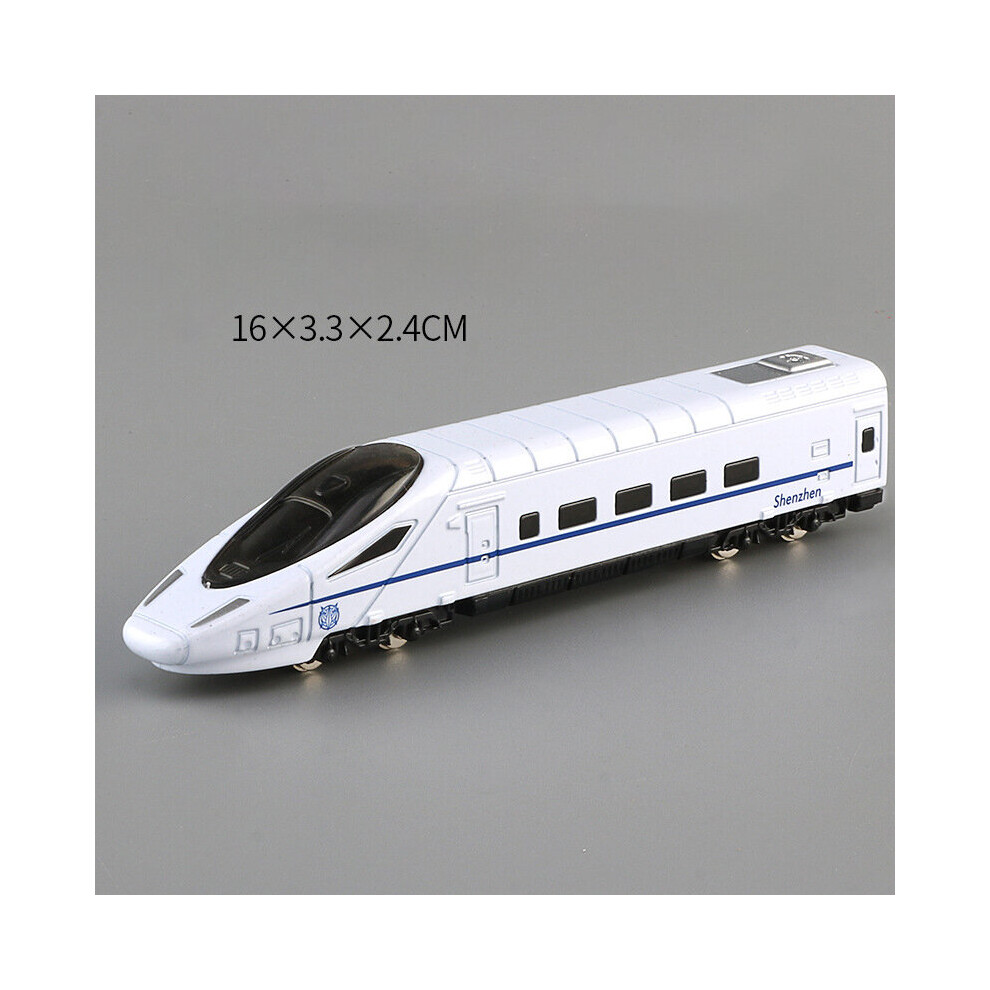 (A) Simulation Train Model Children's Green Leather Nostalgic Toy Sliding Toy Car Alloy High-speed Rail Light Rail Car Model