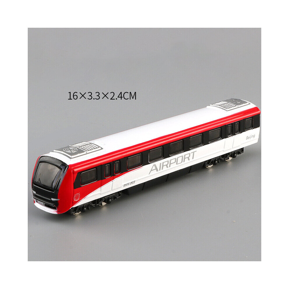 (C) Simulation Train Model Children's Green Leather Nostalgic Toy Sliding Toy Car Alloy High-speed Rail Light Rail Car Model