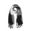 (Black) Woman  Warm Lattice Large scarf 1