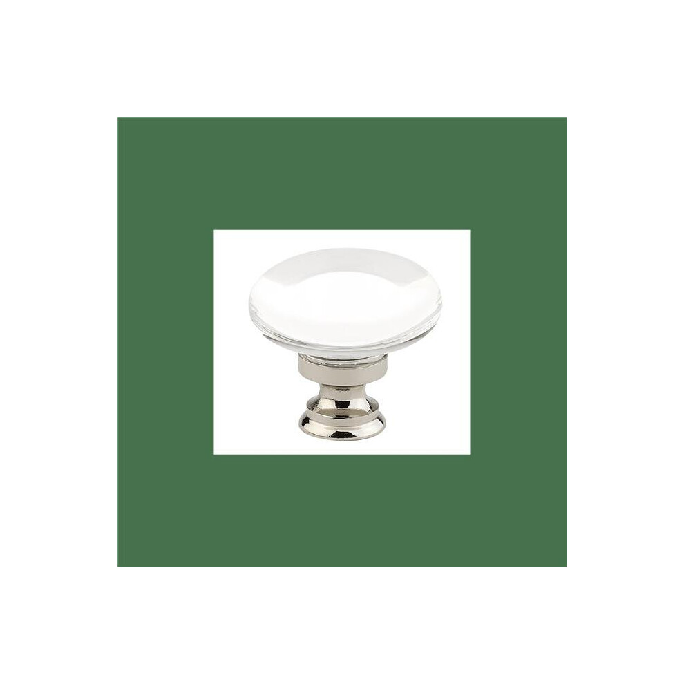 1.375 In. Providence Crystal Cabinet Knob, Bright Nickel 751759249690