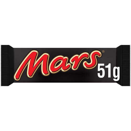 Mars Classic Single Chocolate Bar 51g (pack Of 24 Bars) 1