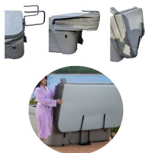 Happy Hot Tubs Undermount Cover Lifter for Round or Square Tub Spa