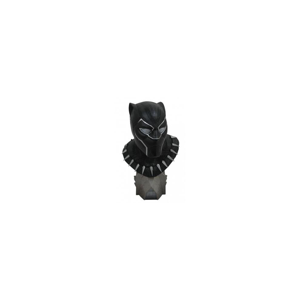 Diamond Select Toys Legends In 3D Marvel Movie Avengers 3 Black Panther Scale - 1:2