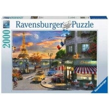 Puzzel 2000 stukken - Een romantische avond in Parijs - Ravensburger - Puzzel voor volwassenen - Vanaf 14 jaar