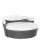 Beliani Grey Rattan Garden Day Bed SYLT LUX 8
