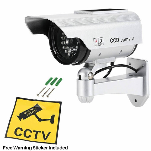 Solar Dummy CCTV Security Camera Outdoor/Indoor With Reality LED 1