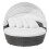 Beliani Grey Rattan Garden Day Bed SYLT LUX 9