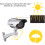 Solar Dummy CCTV Security Camera Outdoor/Indoor With Reality LED 8