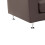 Beliani Modern Round Sectional Sofa in Leather - ROTUNDE Brown 10