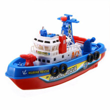 For LED Baby Toddler Bath Boat Rescue Squirt Rides Water Time Squirting Ship UK