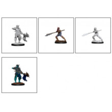 WizKids/NECA MTG Unpainted Miniatures: Coralhelm Commander & Halimar Wavewatch Merfolk - 6 Units