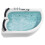Beliani Right Hand Whirlpool Corner Bath with LED PARADISO 8