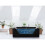 Beliani Black Whirlpool Bath SAMANA 7