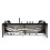 Beliani Black Whirlpool Bath SAMANA 12